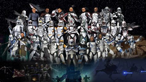 Star Wars clone troopers cast